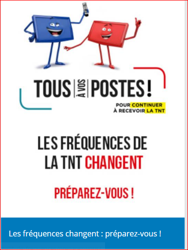 Tnt changement de frequences